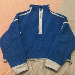 Free People Mountain High 1/2 Zip Fleece Size Small Mid Atlantic Color
